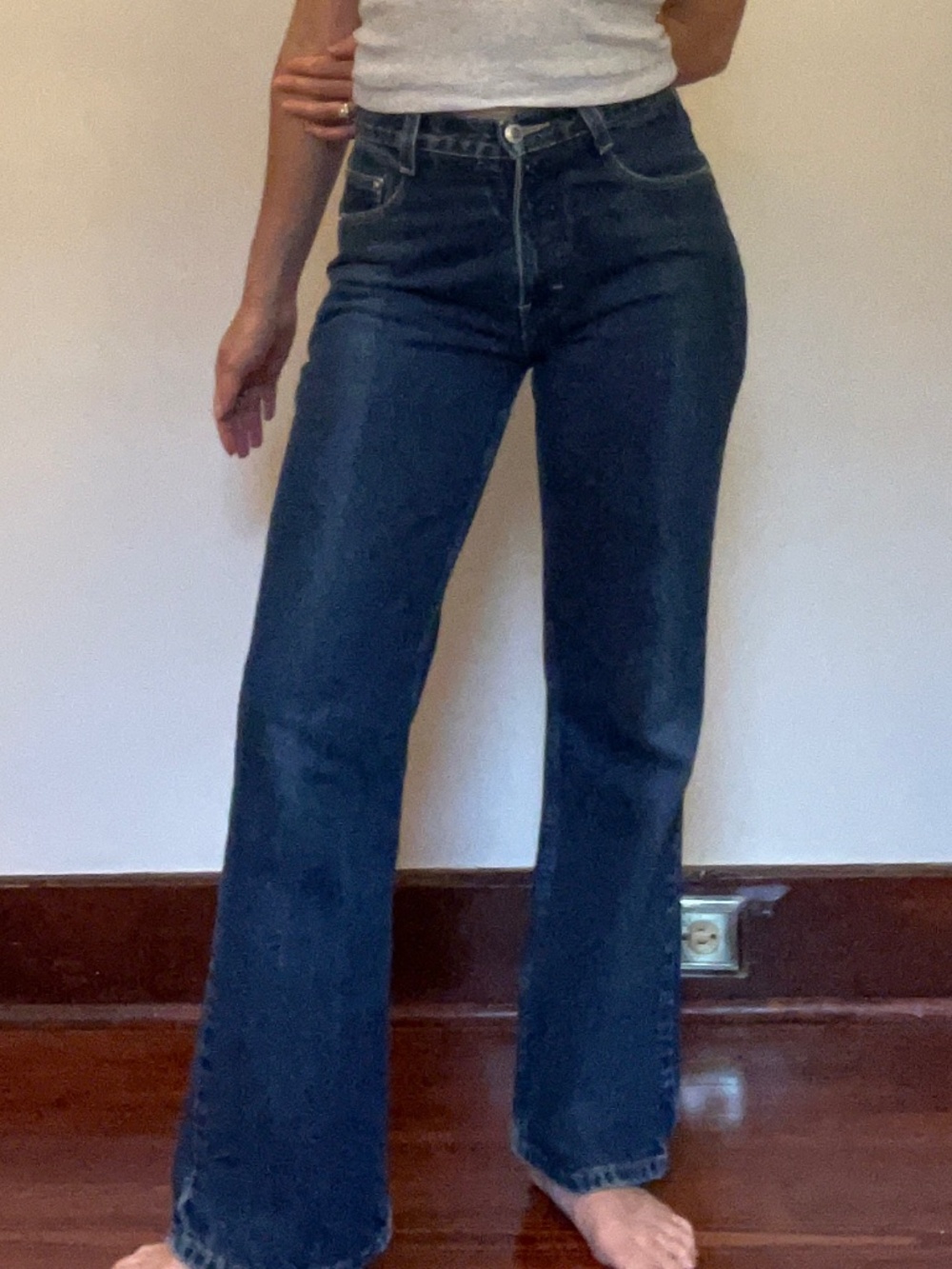 Vintage Anchor Blue Jeans - Bootcut